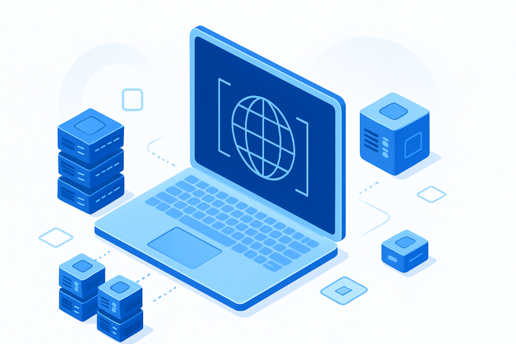 Website Hosting Abstract Representation